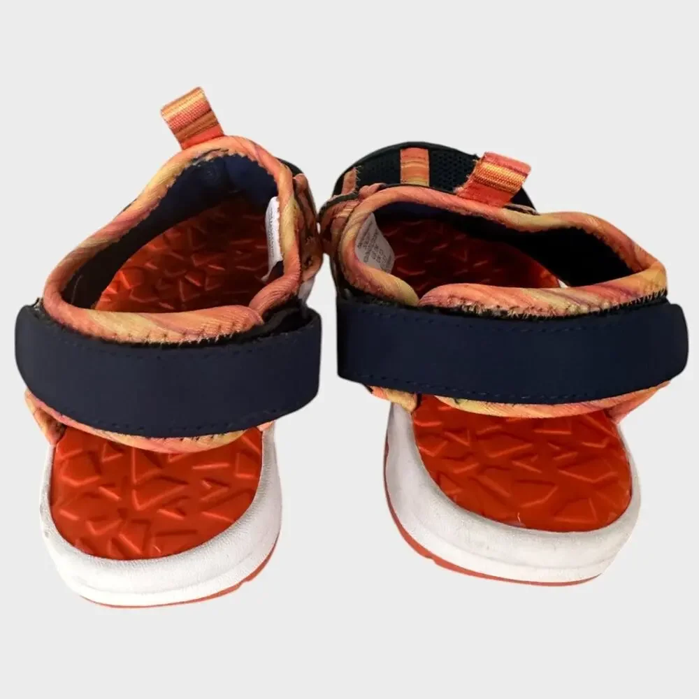 Lands' End Kids Water Shoes Youth Size 1 Navy Blue Orange
